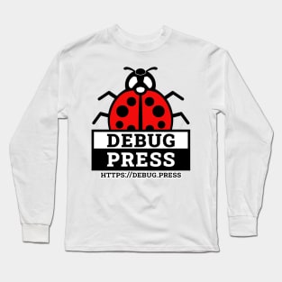 DebugPress: LadyBug with Logo Long Sleeve T-Shirt